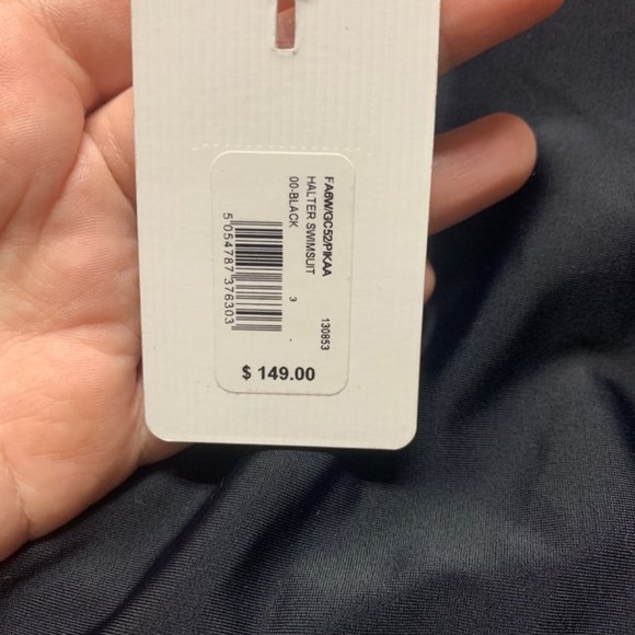 Ted Baker London Halter One Piece Swimsuit sz 3 - Picture 7 of 10